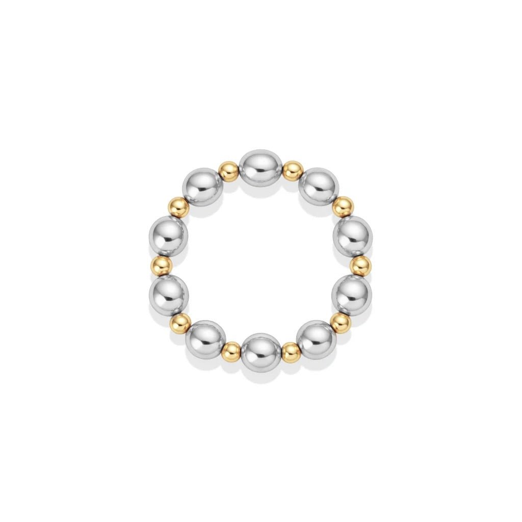 Signature Nicole Beaded Stretchy Ring - Bara Boheme