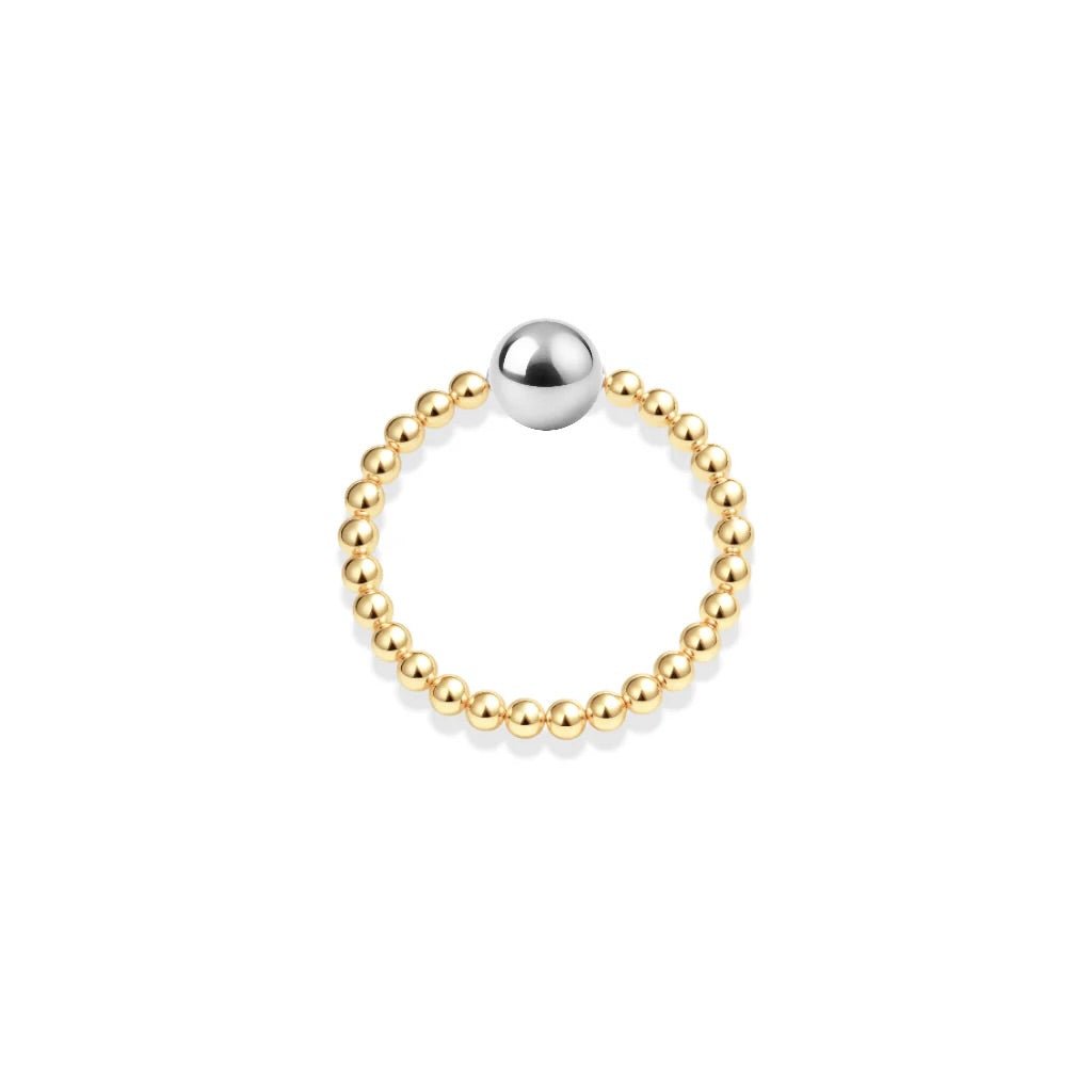 Signature Olivia Beaded Stretchy Ring - Bara Boheme