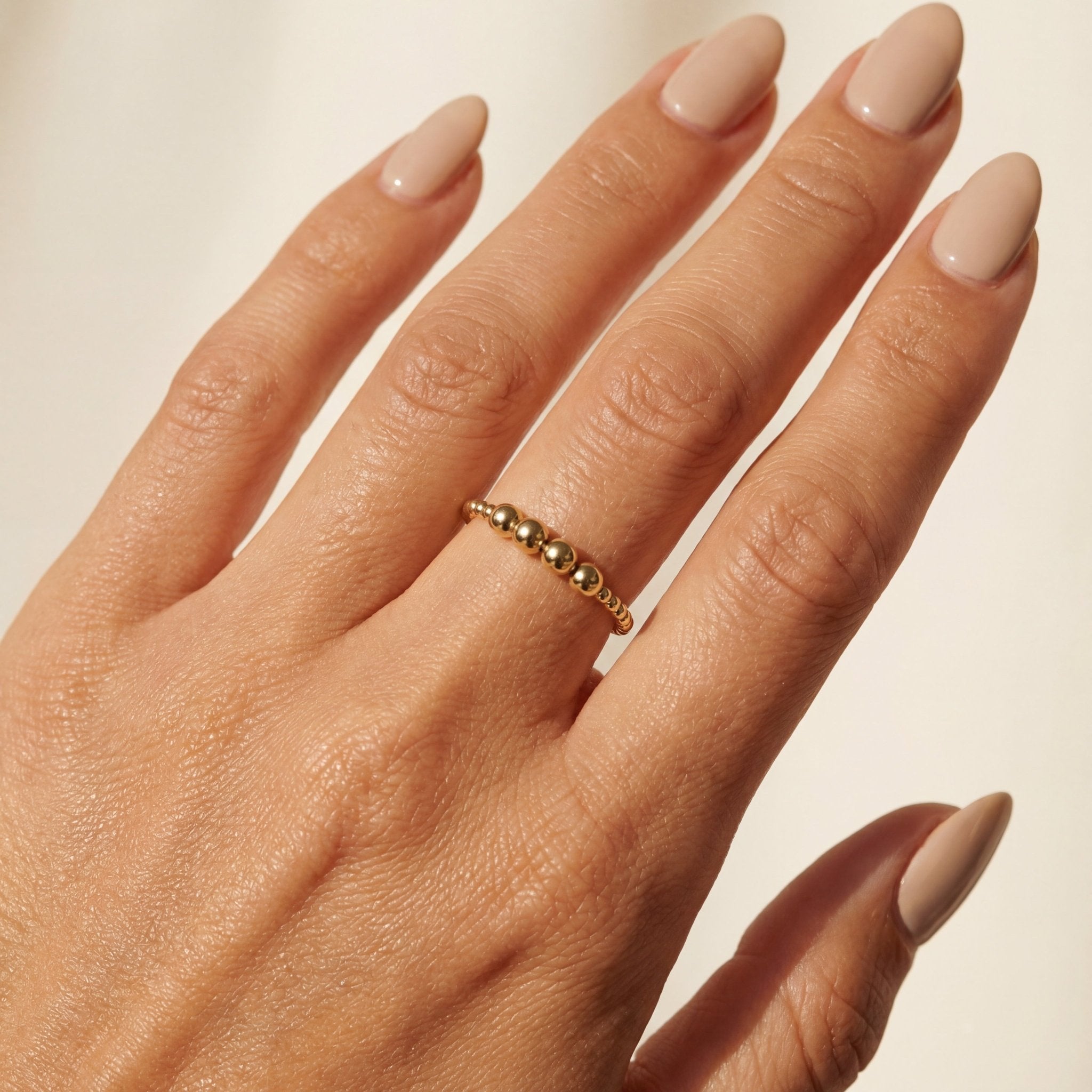 Signature Robyn Beaded Stretchy Ring - Bara Boheme