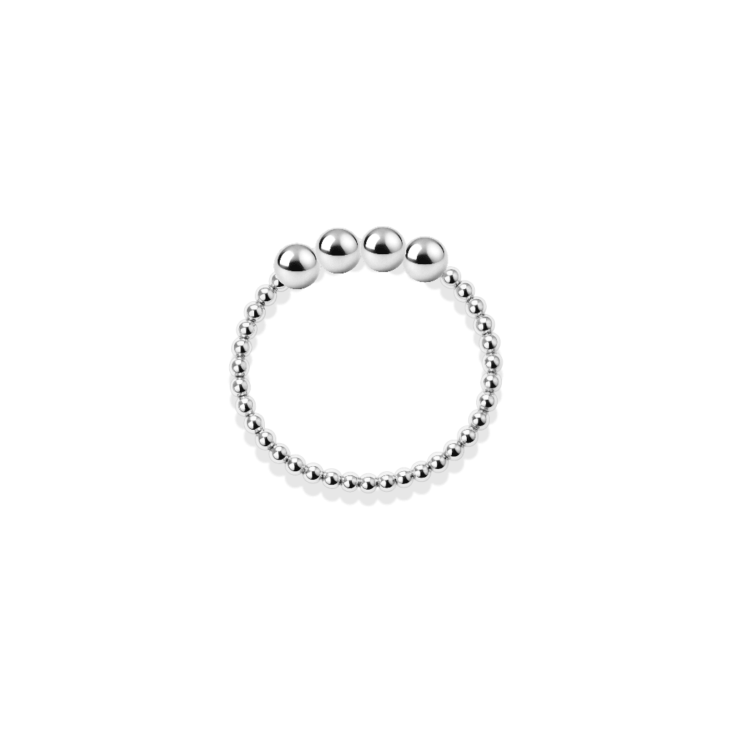 Signature Robyn Beaded Stretchy Ring - Bara Boheme