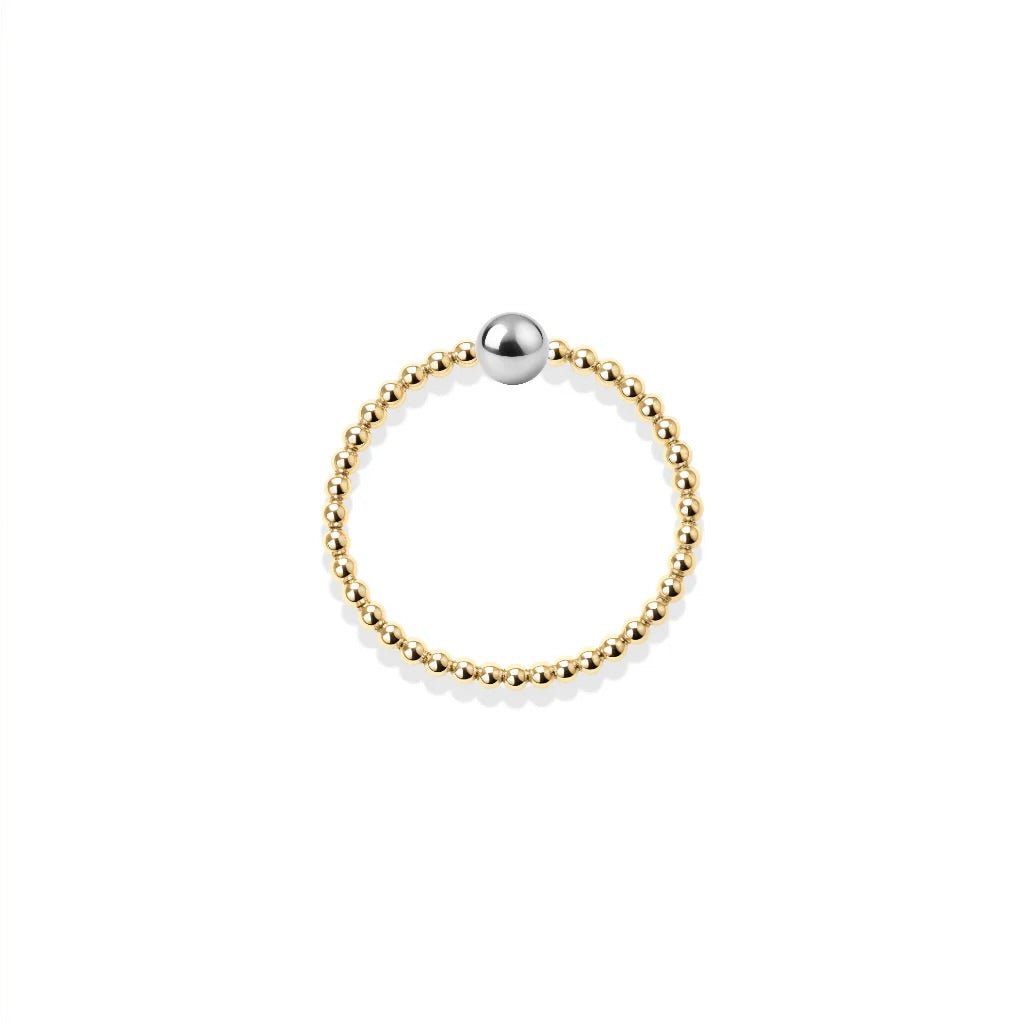 Signature Vanessa Beaded Stretchy Ring - Bara Boheme