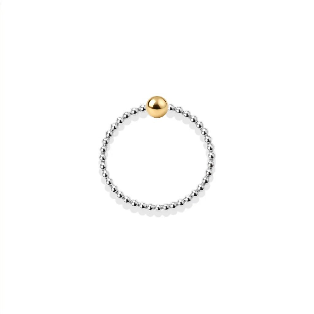 Signature Vanessa Beaded Stretchy Ring - Bara Boheme
