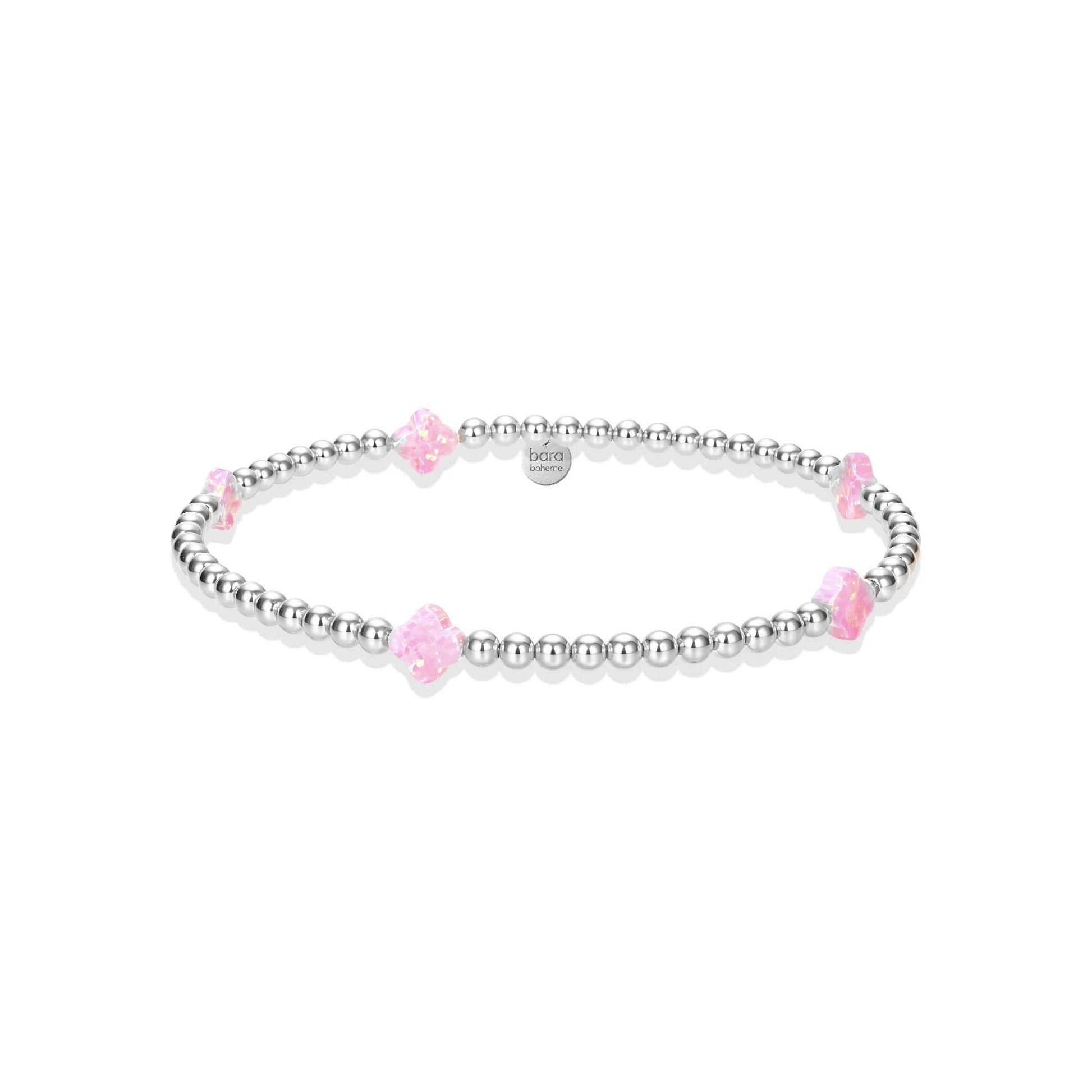 Small Clover Opal Beaded Bracelet — By the Yard - Bara Boheme