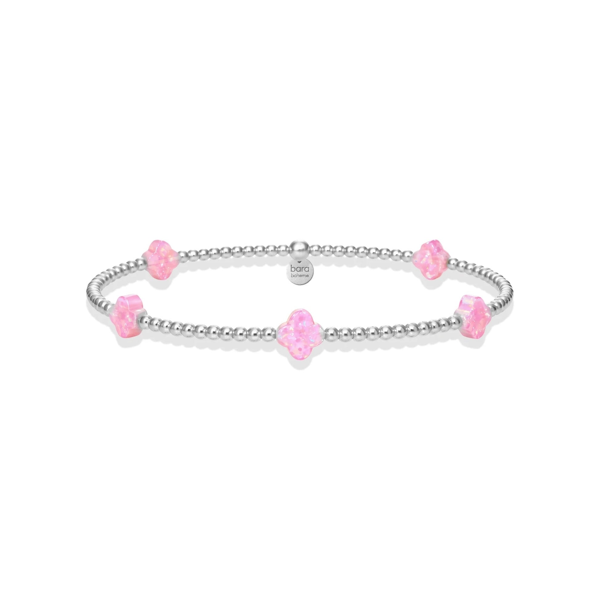 Small Clover Opal Beaded Bracelet — By the Yard (2mm) - Bara Boheme