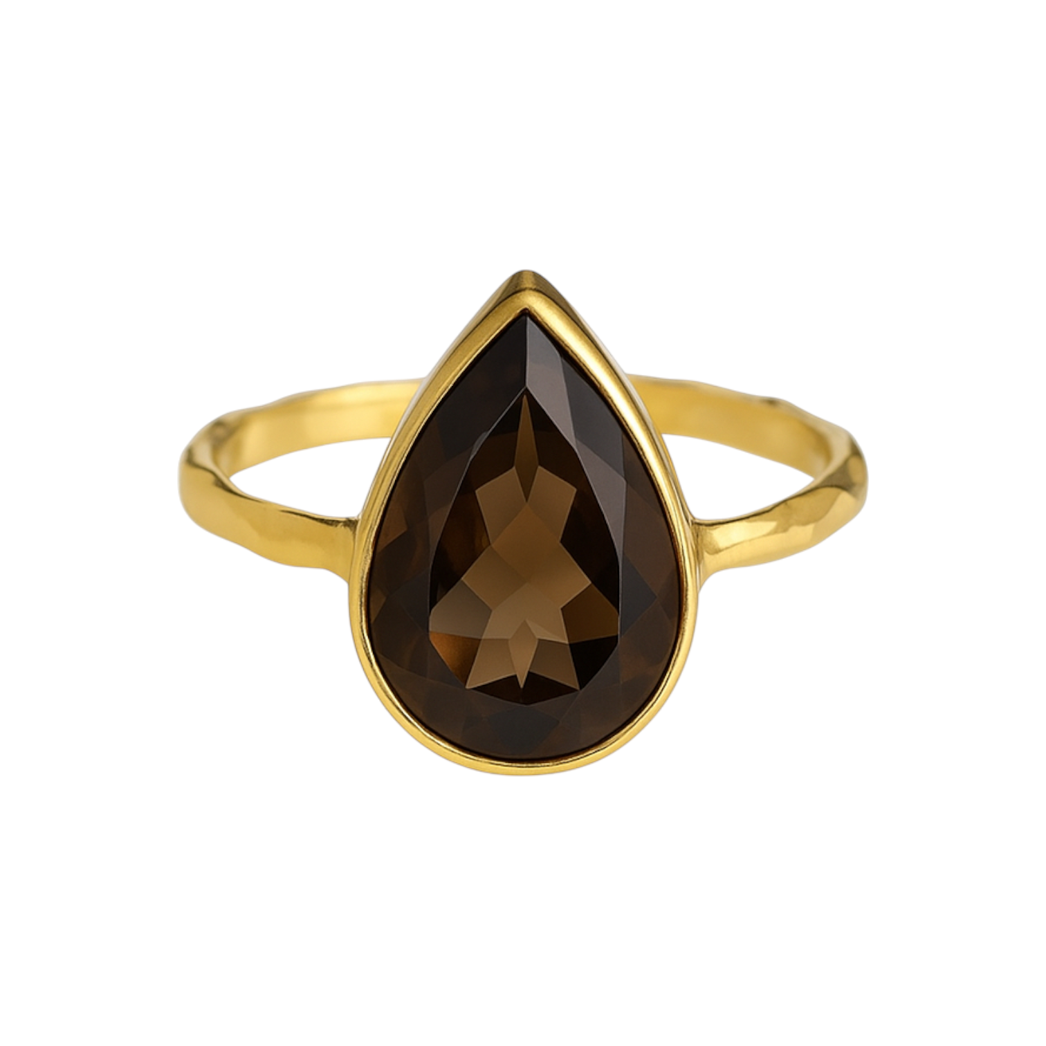 Smokey Topaz | Bezel Ring