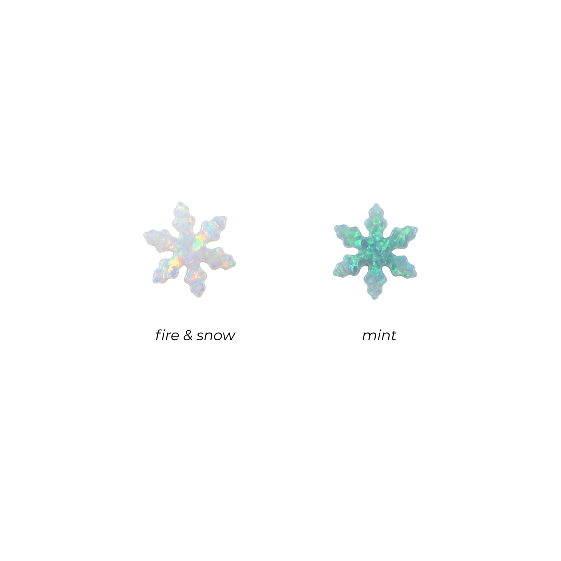 Snowflake Opal Beaded Bracelet - Bara Boheme