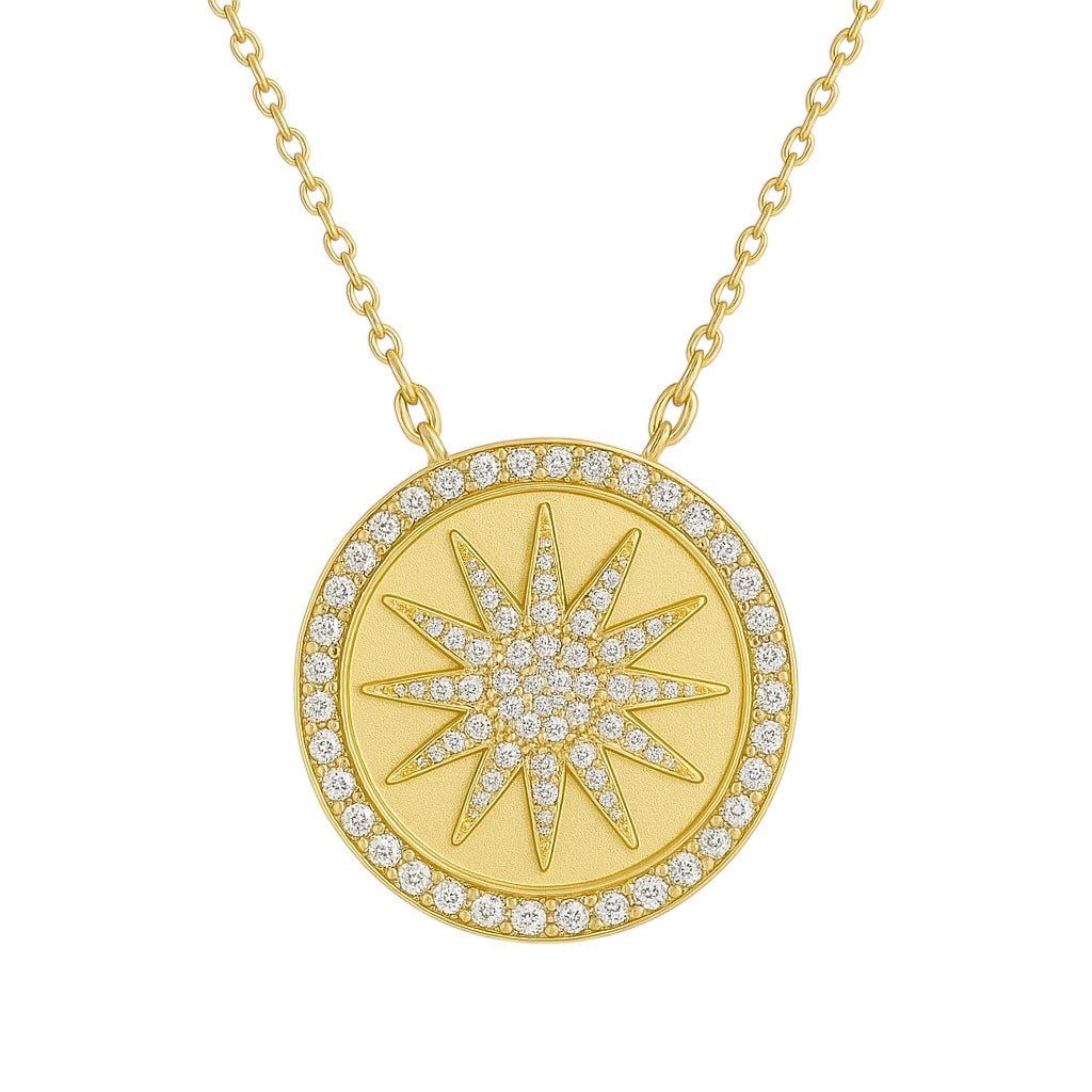 Sol | Medallion Sun Necklace - Bara Boheme