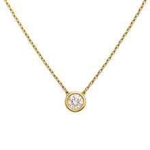 Solitaire Gold Plated Necklace