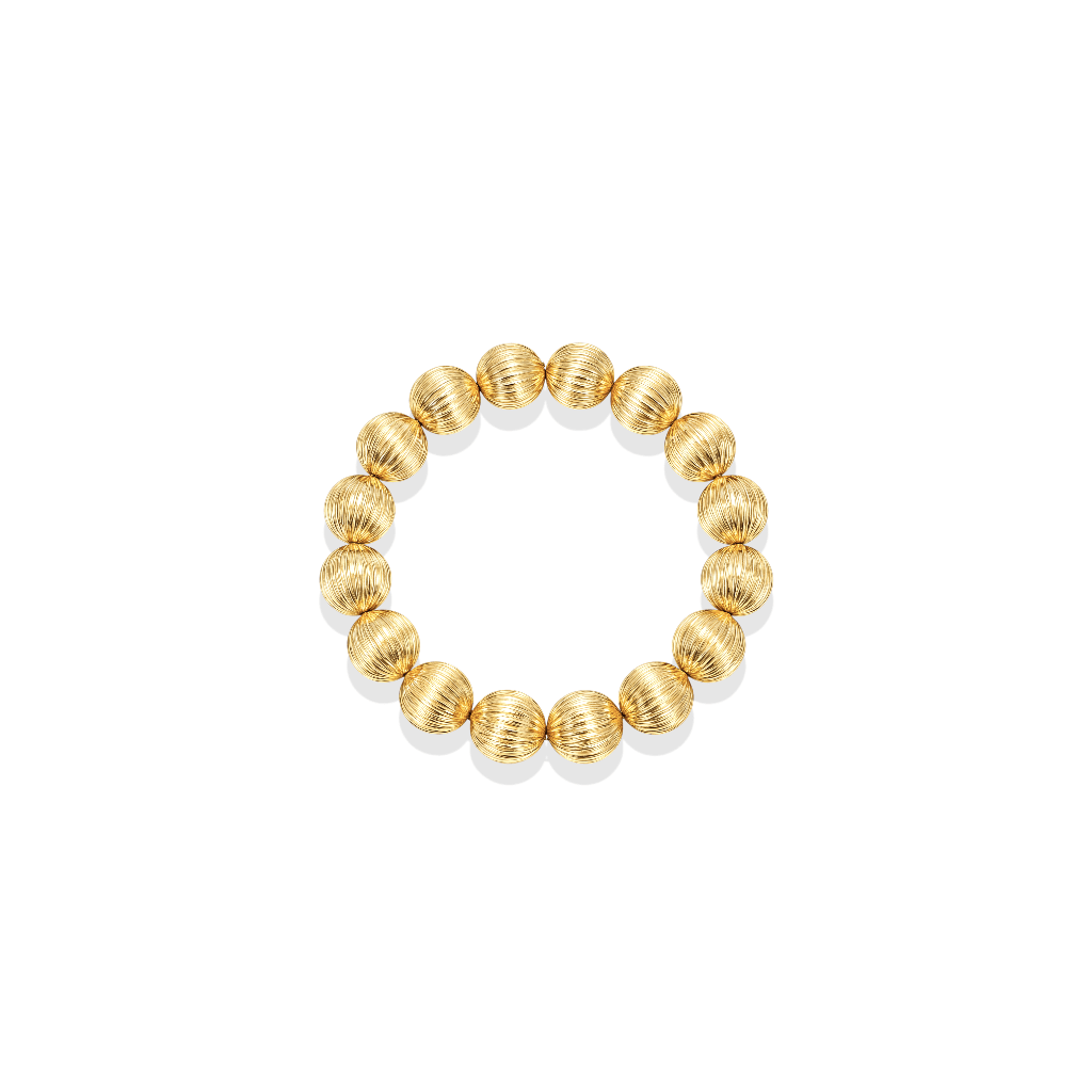 Sophie 4mm Beaded Stretchy Ring - Bara Boheme