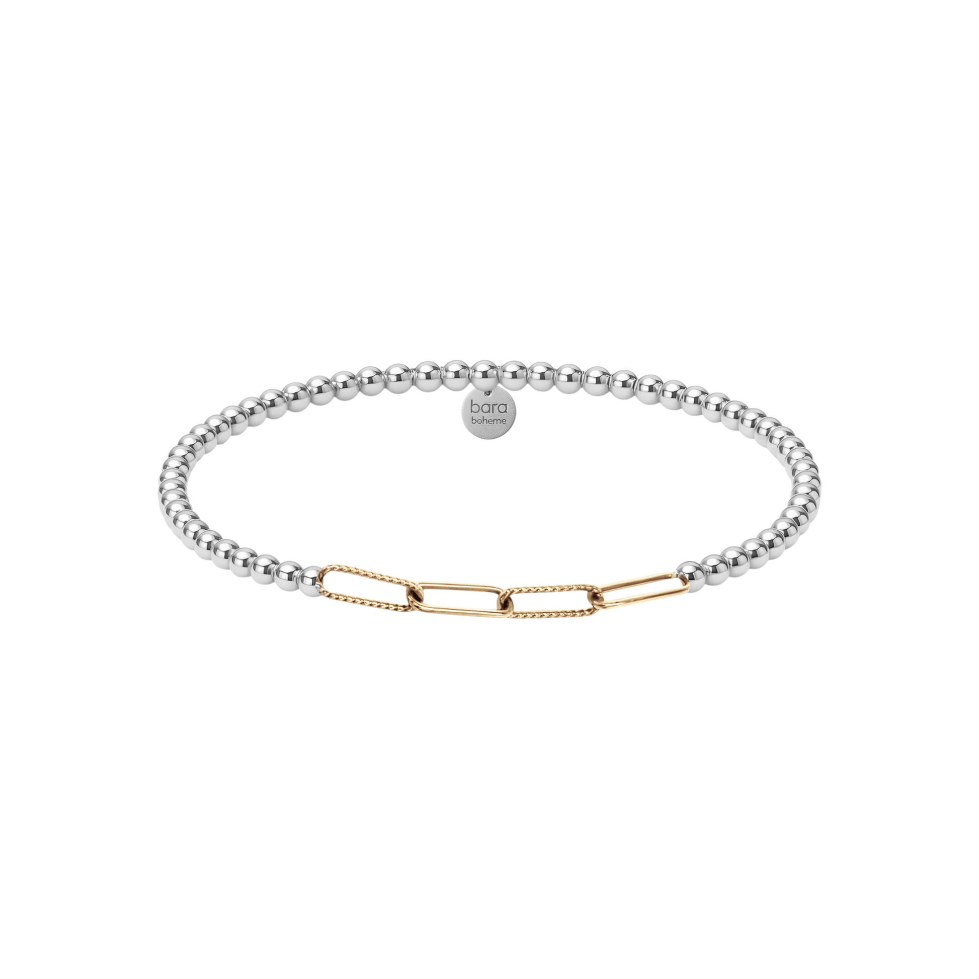 Sophie Paperclip | Gold Filled Beaded Bracelet - Bara Boheme
