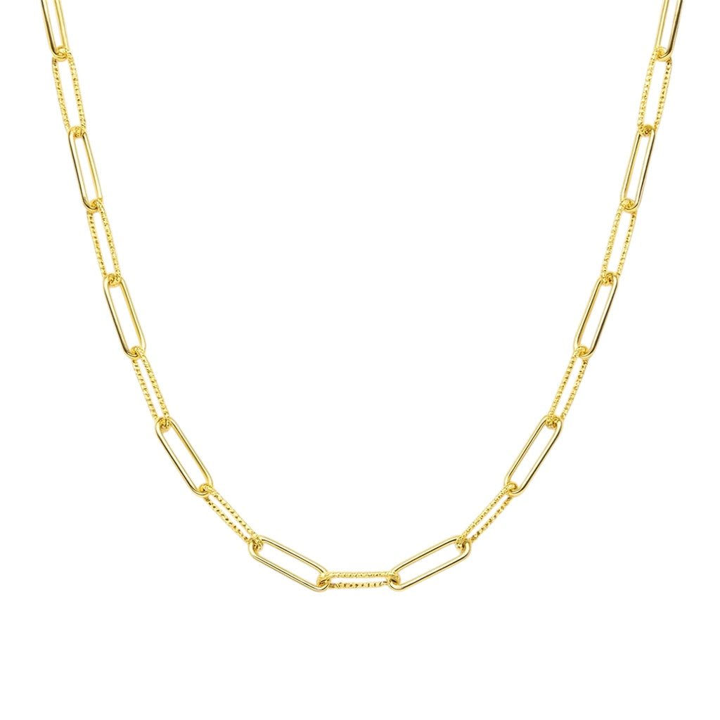 Sophie Paperclip | Gold Plated Necklace - Bara Boheme