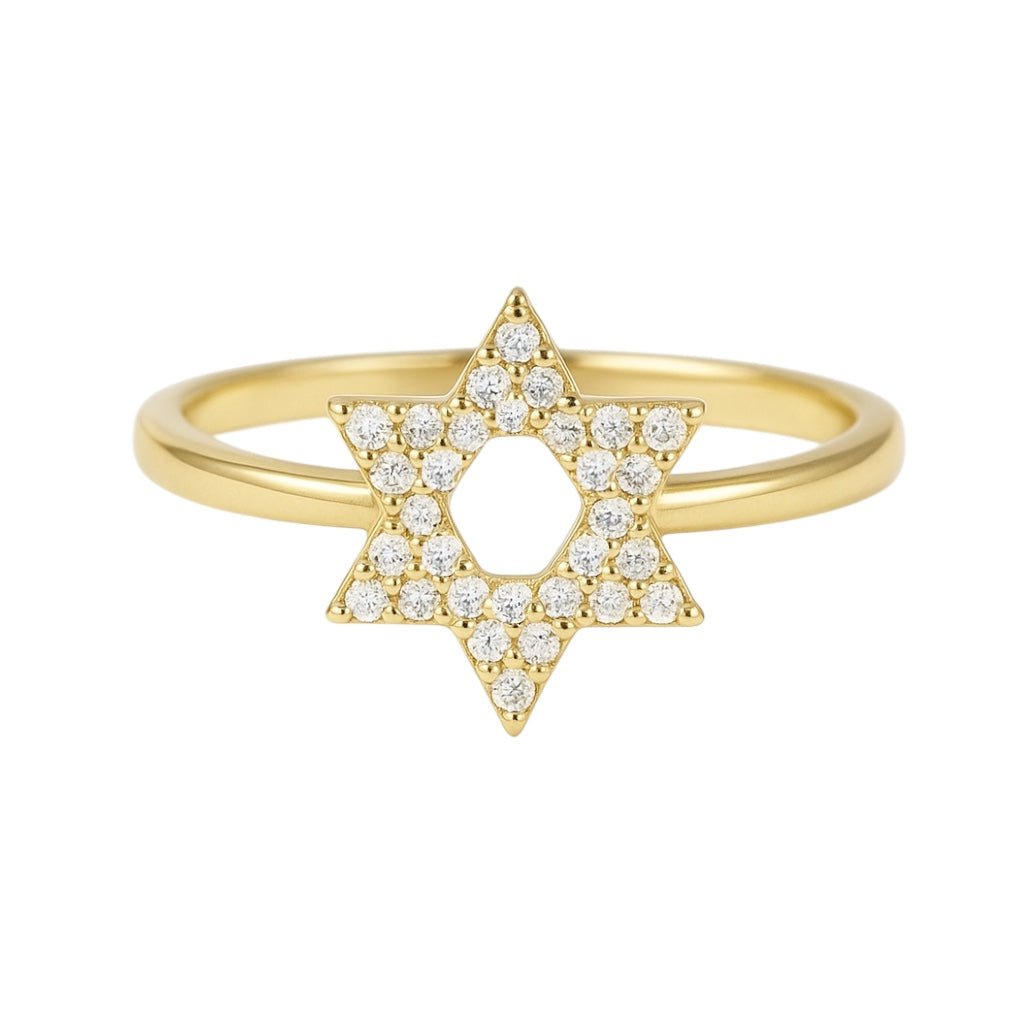 Star of David | Pave CZ Ring - Bara Boheme