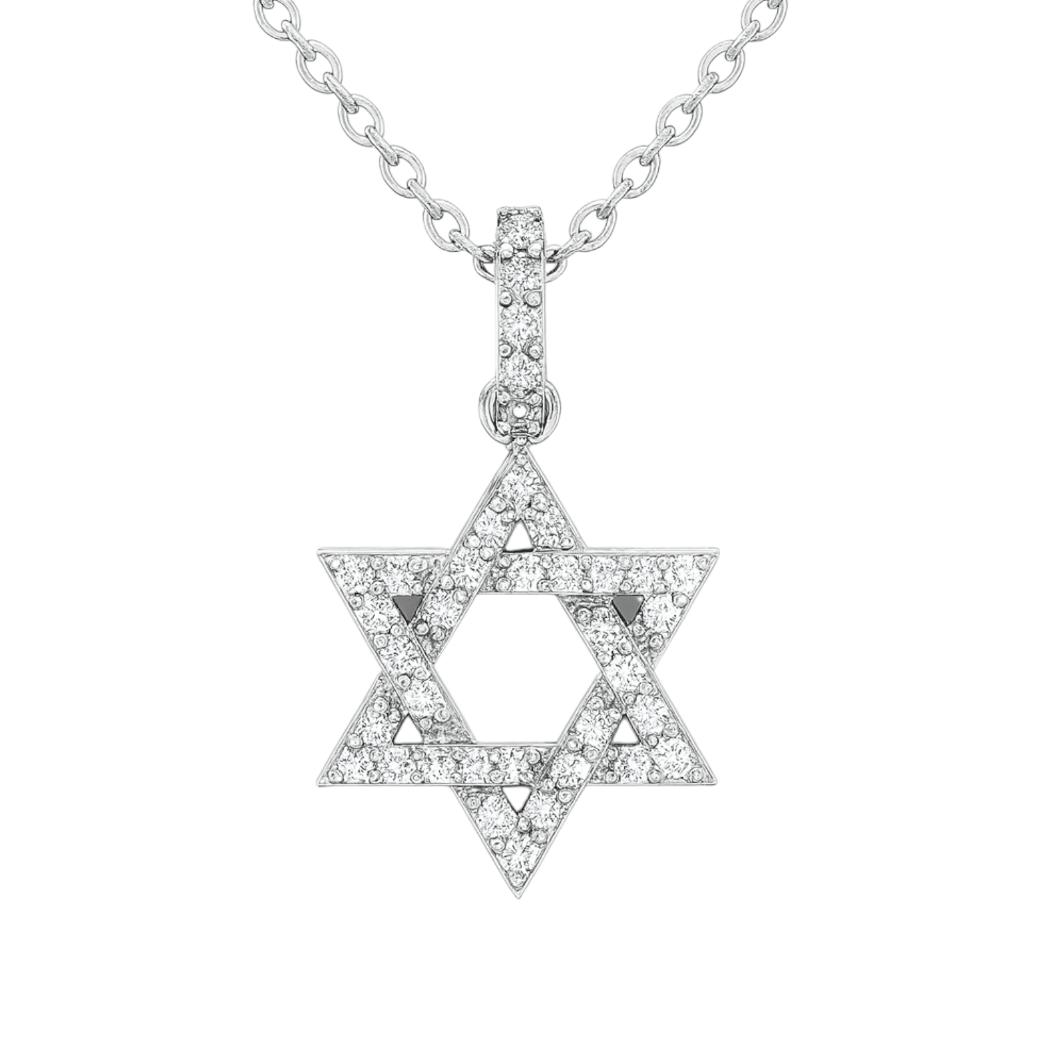 Star of David | XL Pave Necklace - Bara Boheme