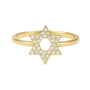 Star of David | Pave CZ Ring