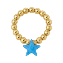 Star | Beaded Opal Stretchy Ring