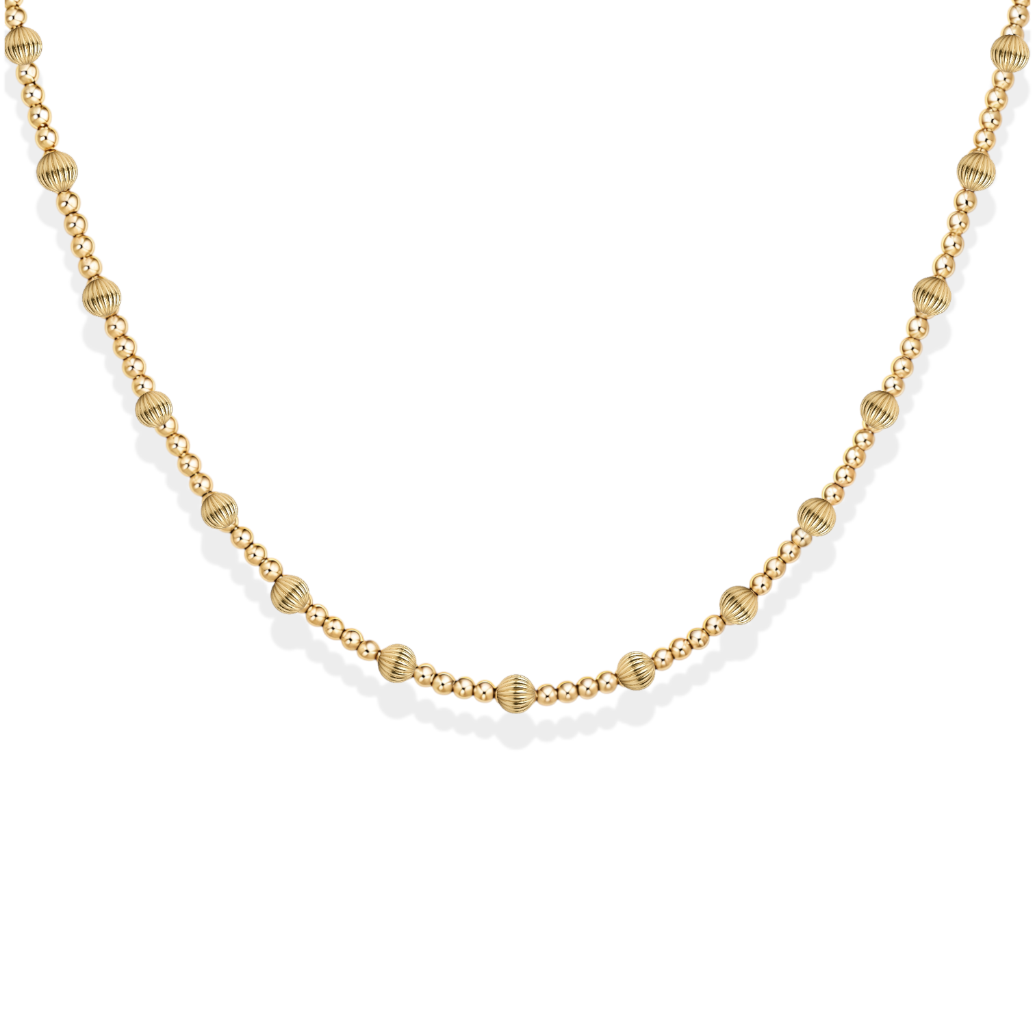 Tamra | Gold Filled Beaded Necklace