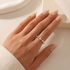 Terri Pearl Beaded Stretchy Ring - Bara Boheme