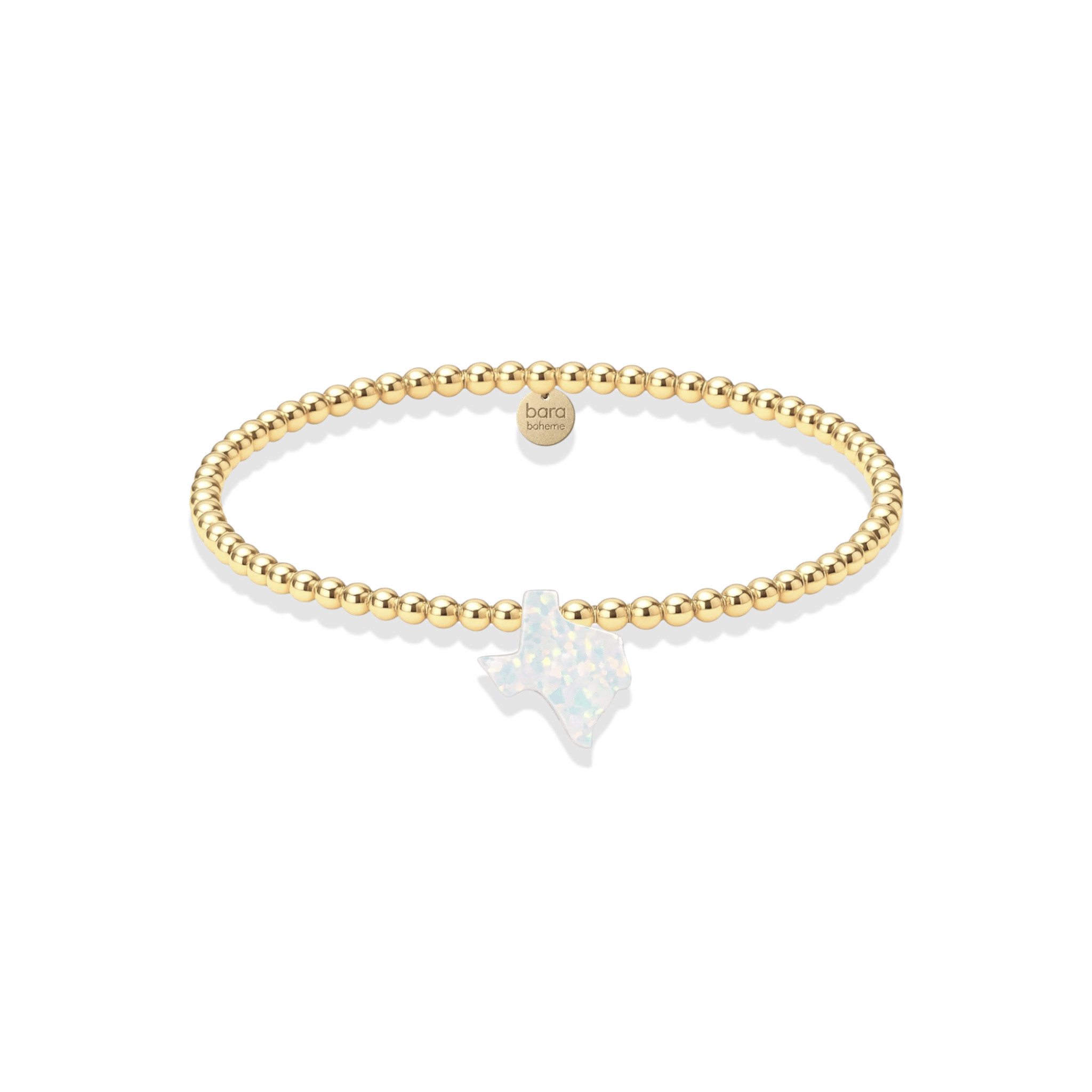 Texas Opal | Gold Filled Beaded Bracelet - Bara Boheme