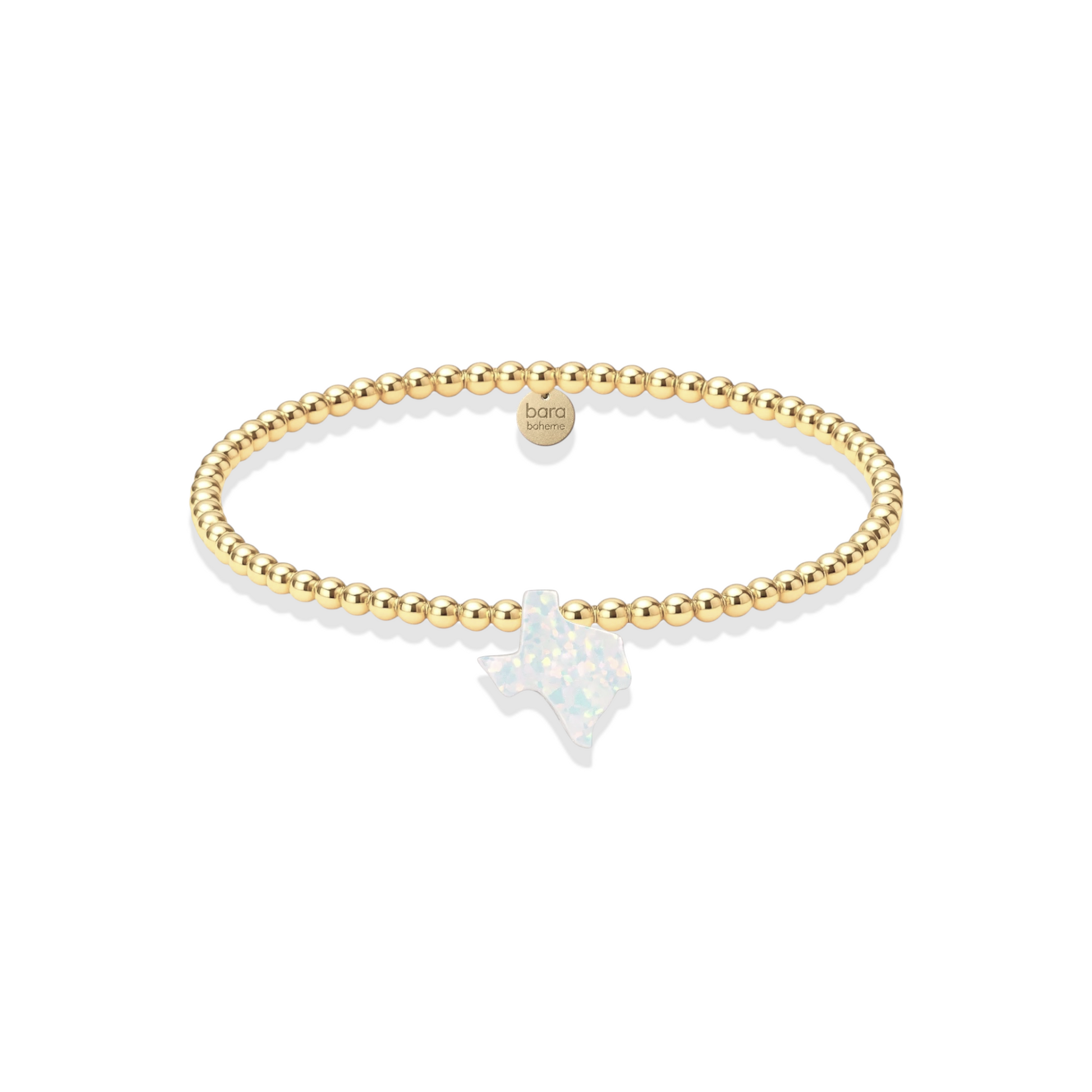 Texas Opal | Gold Filled Beaded Bracelet