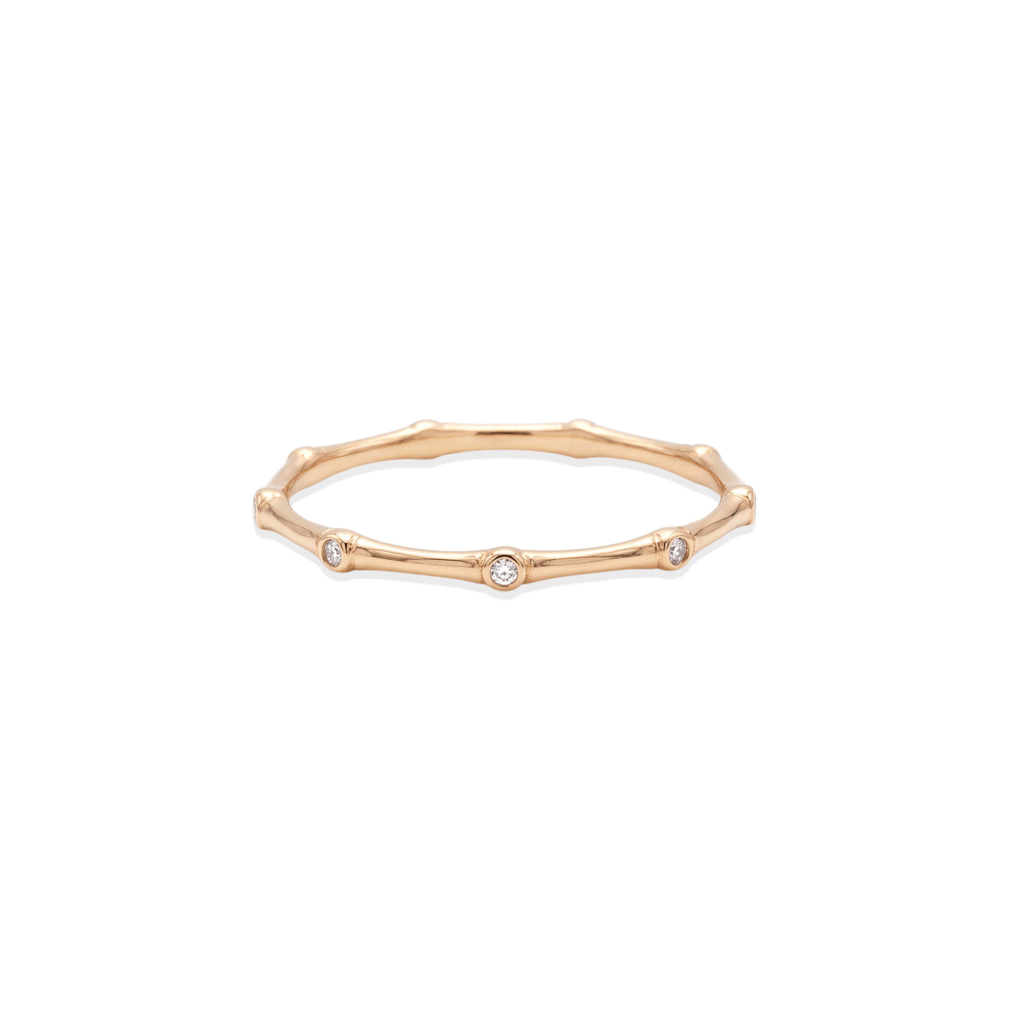 The Amity — Solid Gold Ring with Embellishment - Bara Boheme