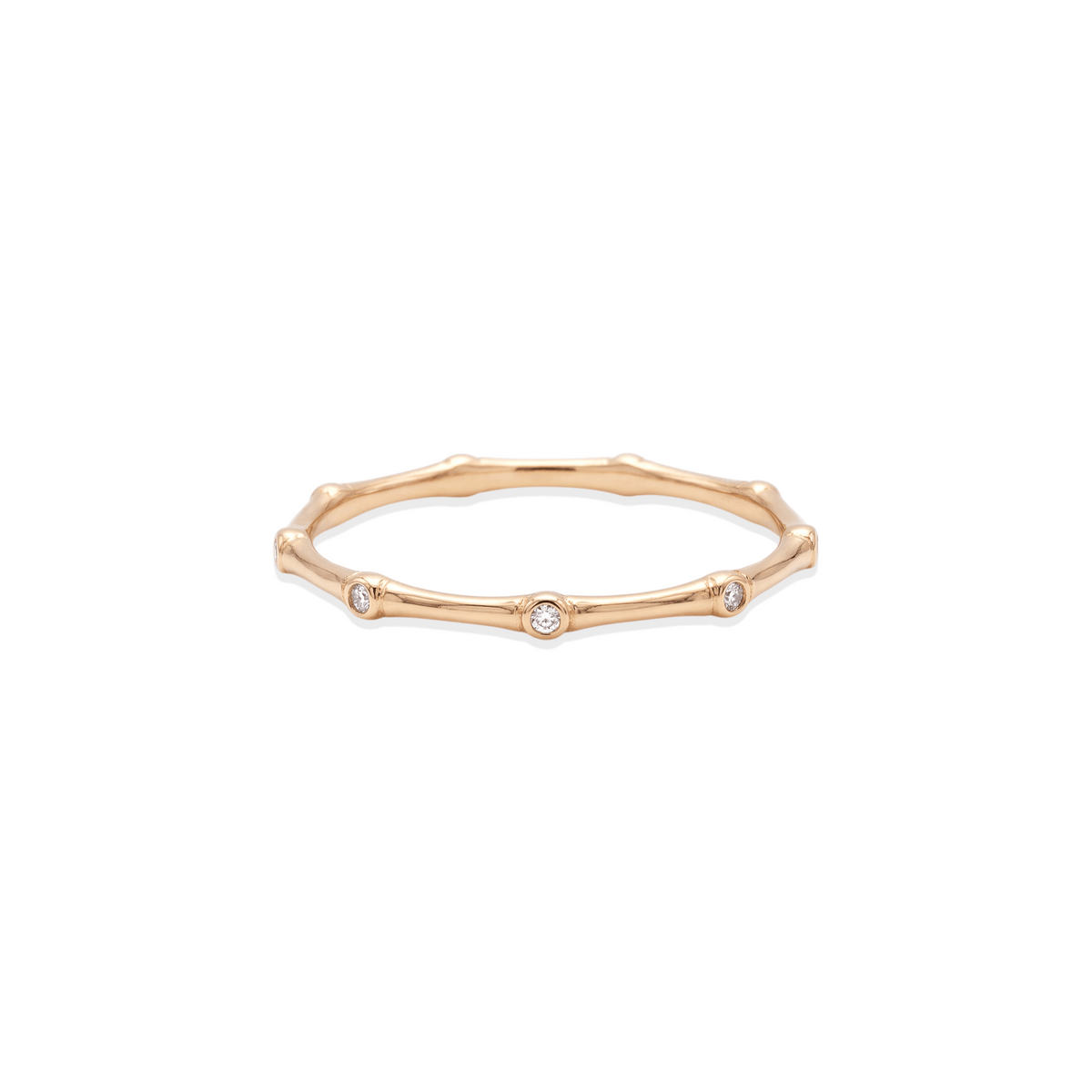 The Amity — Solid Gold Ring with Embellishment - Bara Boheme