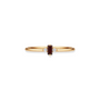 The Bloodline | Solid Gold with Garnet Ring - Bara Boheme