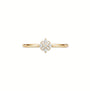 The Calista | Solid Gold with Diamonds Ring - Bara Boheme