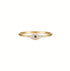 The Cyra | Solid Gold with Sapphire Ring - Bara Boheme