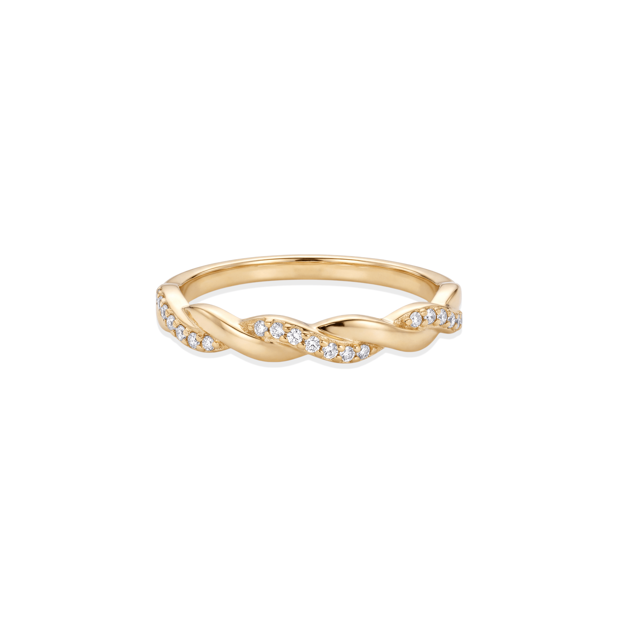 The Devotion — Solid Gold Ring with Embellishment - Bara Boheme