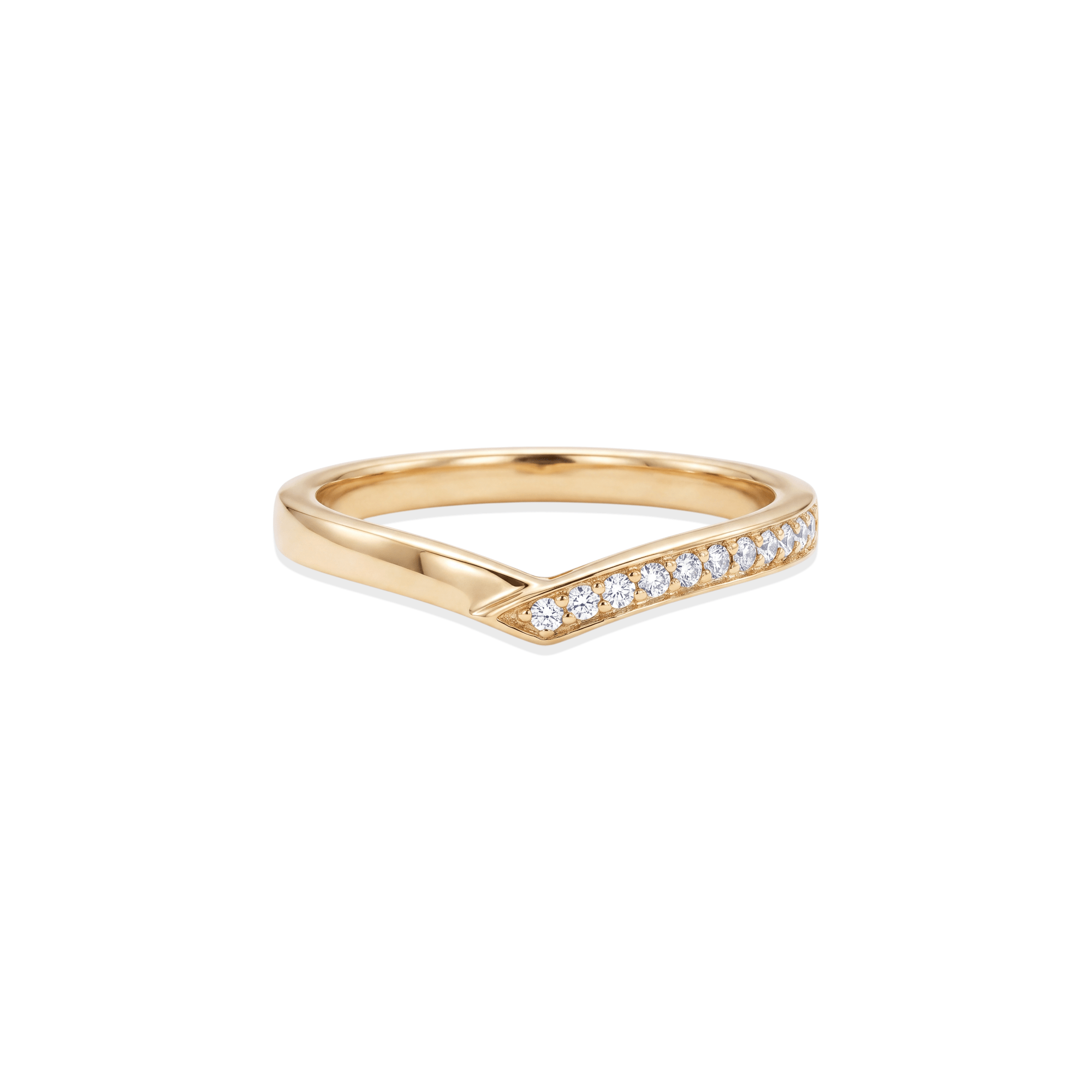 The Everlasting — Solid Gold Ring with Embellishment - Bara Boheme
