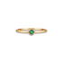 The Keepsake | Solid Gold with Emerald Ring - Bara Boheme