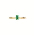 The Poison Ivy | Solid Gold with Emerald Ring - Bara Boheme