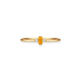 The Radiant | Solid Gold with Citrine Ring - Bara Boheme