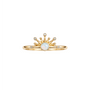 The Sunrise | Solid Gold with Opal Ring - Bara Boheme