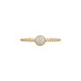 The Valeria | Solid Gold with Diamonds Ring - Bara Boheme