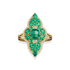 The Winifred | Green Onyx Ring - Bara Boheme