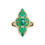 The Winifred | Green Onyx Ring - Bara Boheme
