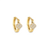 Tiny Clover | Hoop Huggie Earrings - Bara Boheme