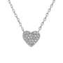 Tiny Heart Pave Necklace - Bara Boheme