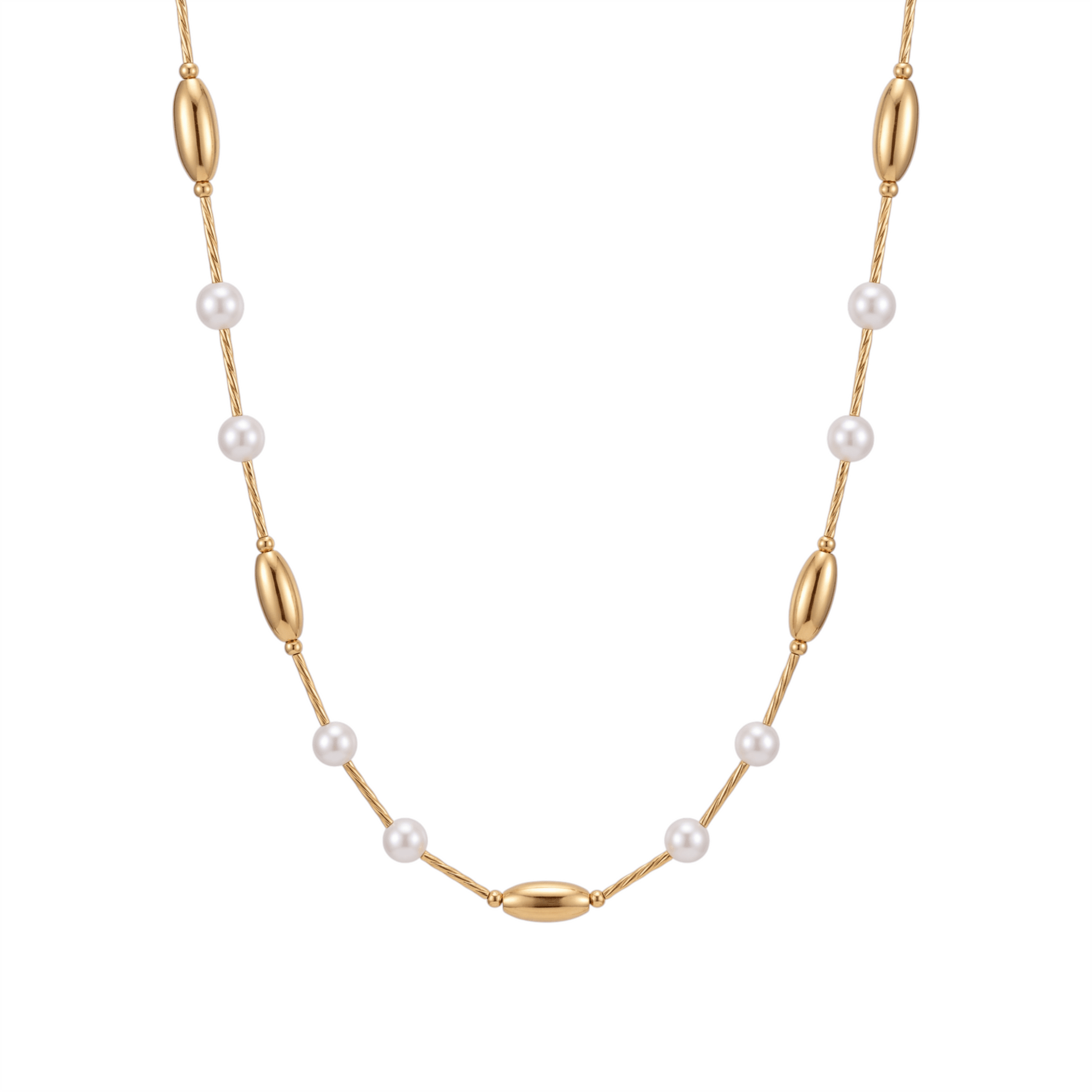 Tuly Pearl Beaded Necklace - Bara Boheme