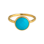 Turquoise | Bezel Ring - Bara Boheme
