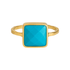Turquoise | Bezel Ring - Bara Boheme