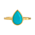 Turquoise | Bezel Ring - Bara Boheme