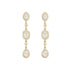 Undecided | Gold Plated Pave Earrings - Bara Boheme