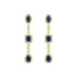 Undecided | Gold Plated Pave Earrings - Bara Boheme