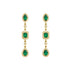 Undecided | Gold Plated Pave Earrings - Bara Boheme