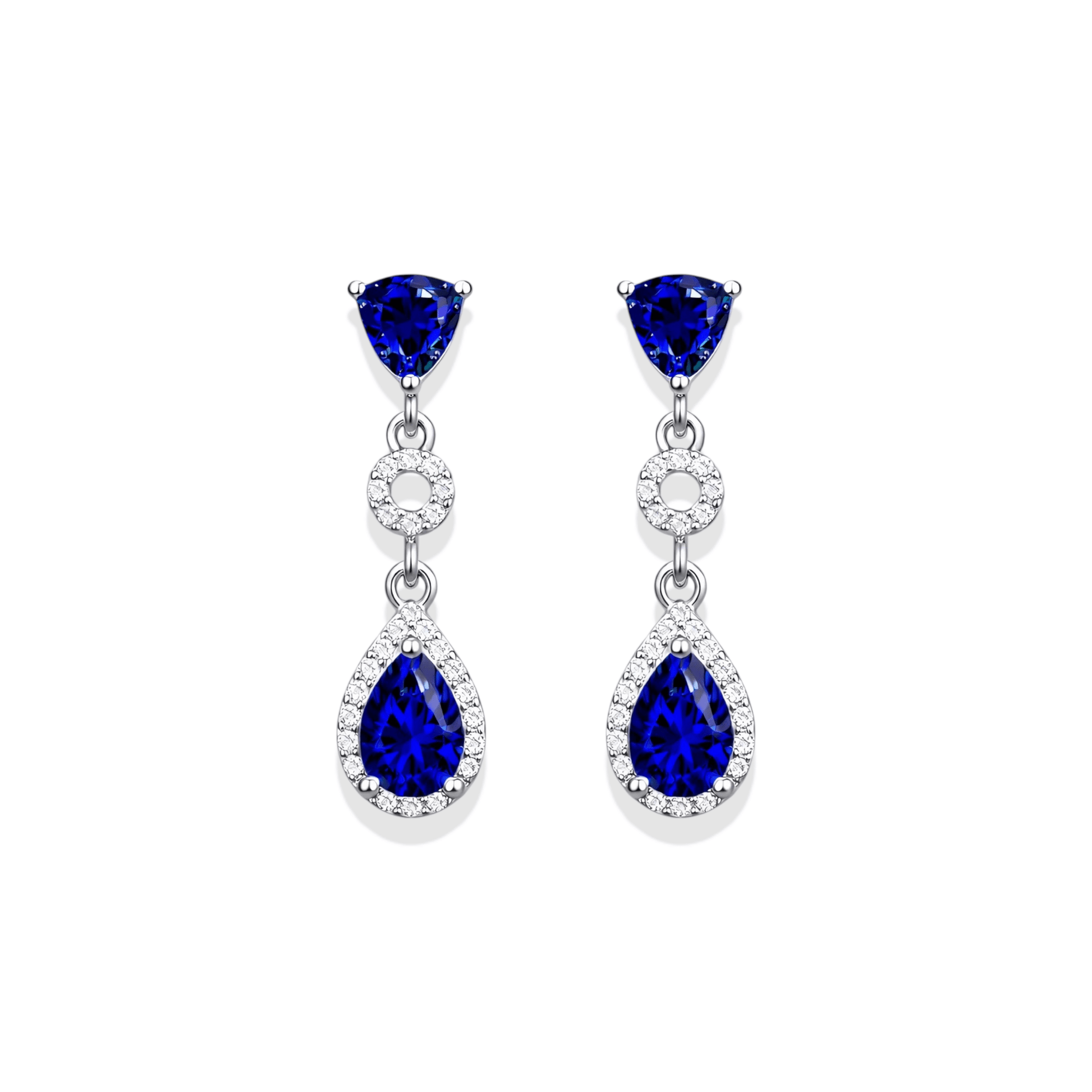 Verity | Pave Drop Earrings - Bara Boheme