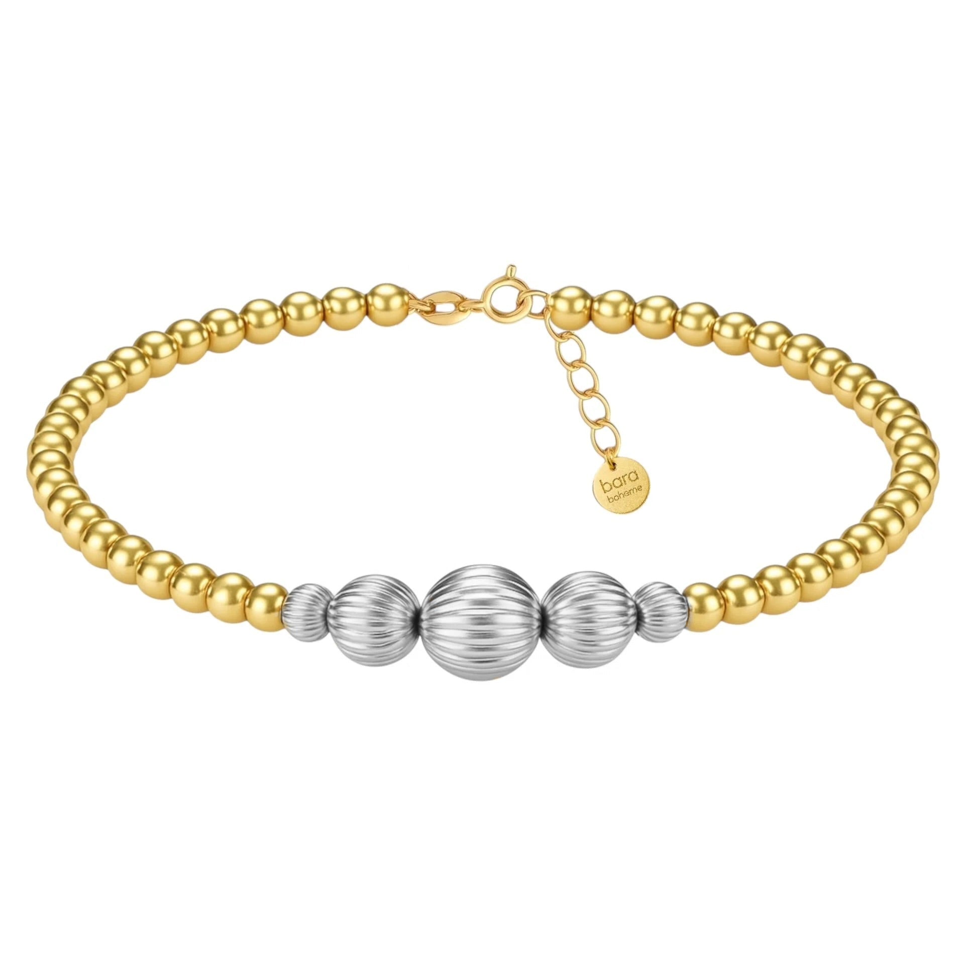 Victoria | Gold Filled Beaded Anklet - Bara Boheme
