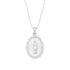 Virgin Mary Medallion | Gold Plated Necklace - Bara Boheme