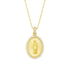 Virgin Mary Medallion | Gold Plated Necklace - Bara Boheme